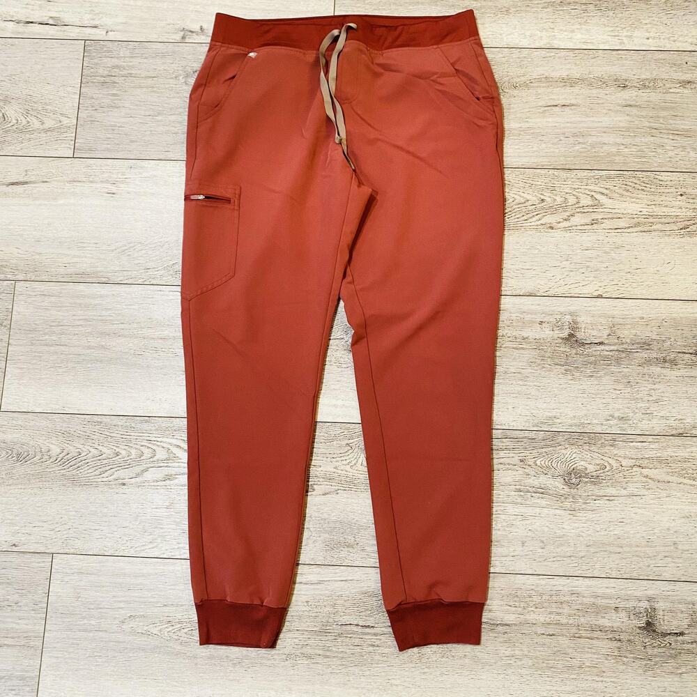 FIGS Pants Womens Extra Large Tall Dark Cherry Zamora Scrub Jogger Pockets